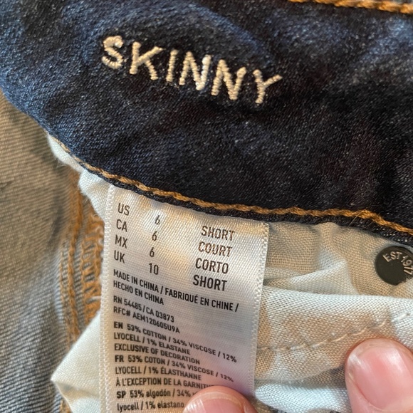 American Eagle - SKINNY - Jeans, Size 6 Short - NEW - Picture 4 of 10